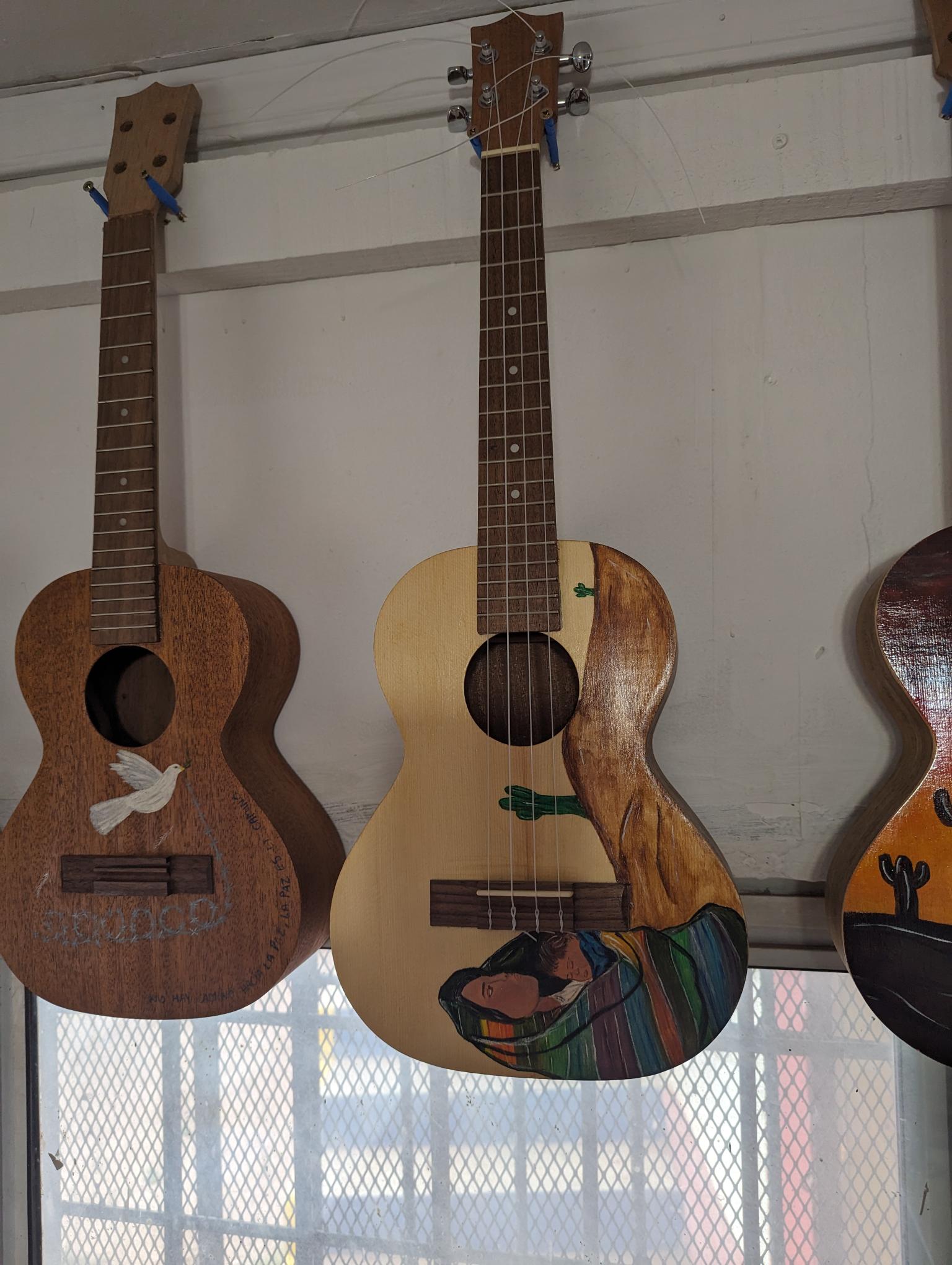 Handcrafted Tenor Ukulele with Beautiful Custom Artwork - Mother